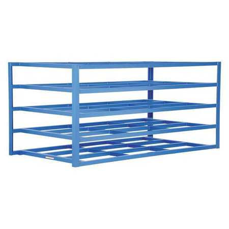 Horizontal Sheet Rack,starter,48"h,blue