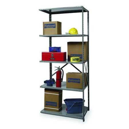 Metal Shlving,closed,add-on,87"h,5 Shelf