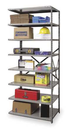 Metal Shlving,closed,add-on,87"h,8 Shelf