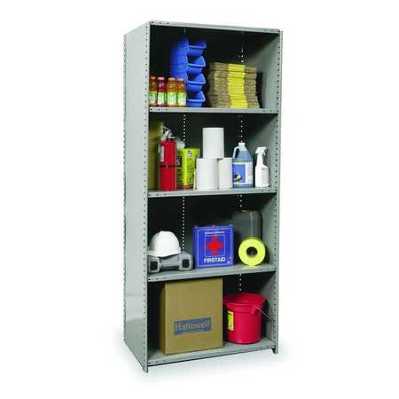 Metal Shlvng,closed,starter,87"h,5 Shelf