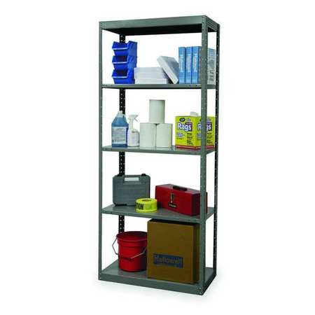 Metal Shelving,open,87"h,5 Shelf (6 Unit