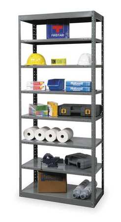 Metal Shelving,open,87"h,8 Shelf (1 Unit